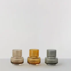 Hurricane tealight no. 25, Smoked grey