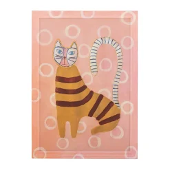 Ilustración Missy con marco 40x56 cm, Rosa