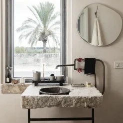 Jabonera Bon, Beige-negro