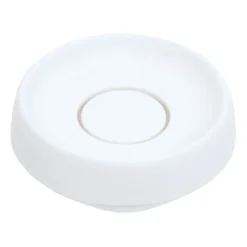 Jabonera con drenaje oculto silicona medium, blanco