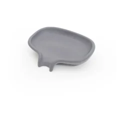 Jabonera con drenaje Soap Saver Flow hormigón, Gris