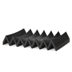 Jabonera Zigzag, negro