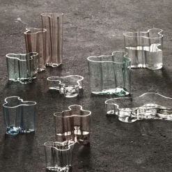 Jarrón Alvar Aalto rosa salmón, 160 mm