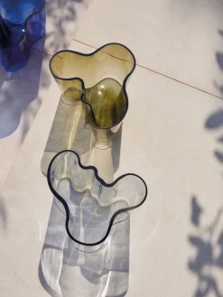 Jarrón Alvar Aalto verde musgo, 160 mm