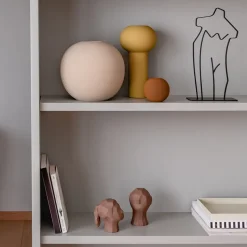 Jarrón Ball coconut, 8 cm