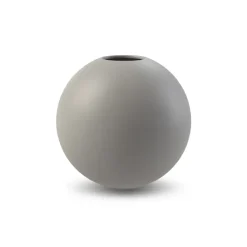 Jarrón Ball gris, 10 cm