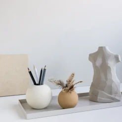 Jarrón Ball peanut, 8 cm