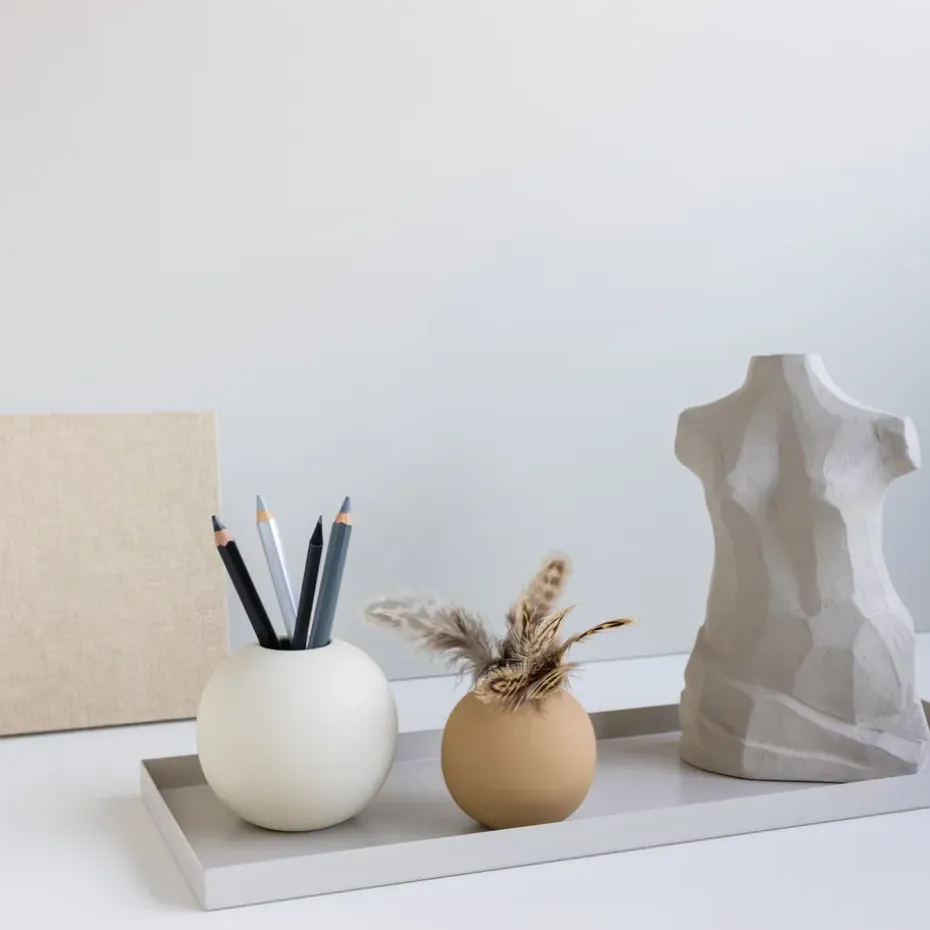 Jarrón Ball peanut, 8 cm