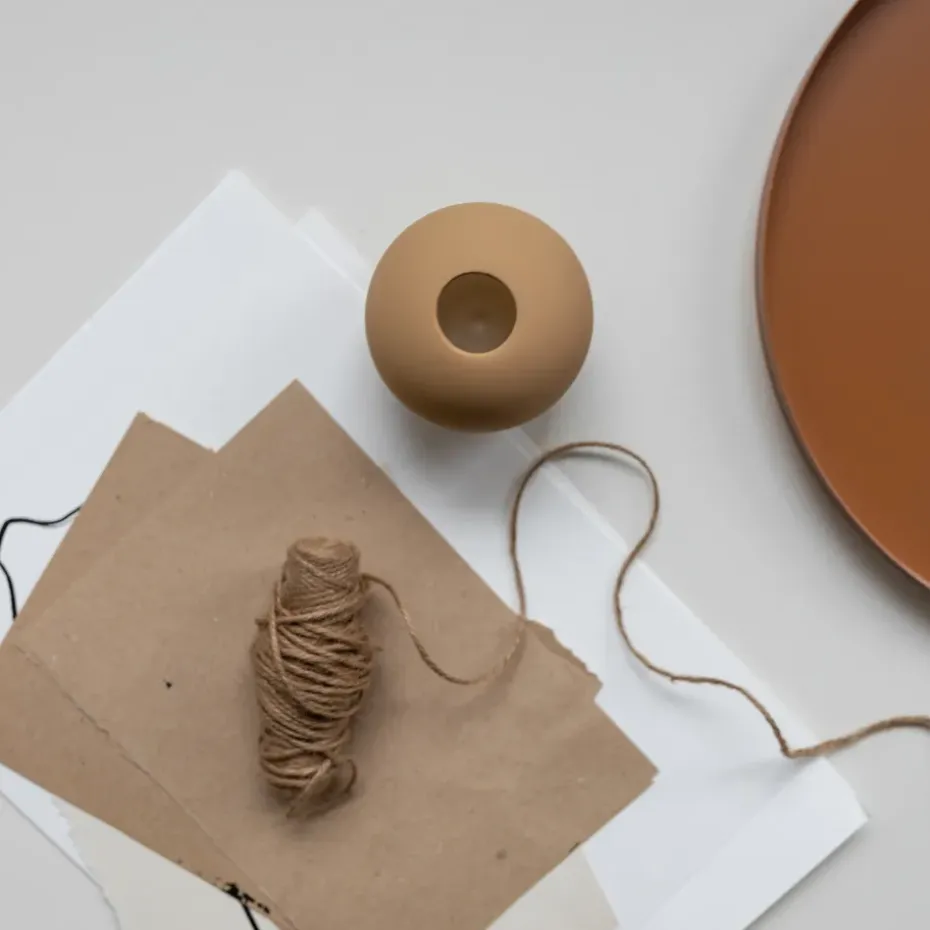 Jarrón Ball peanut, 10 cm