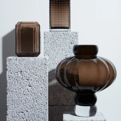 Jarrón Balloon 40 cm, Smoke