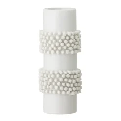 Jarrón Bloomingville 20,5 cm, blanco