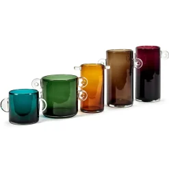 Jarrón con asas Wind & Fire 31 cm, Dark brown