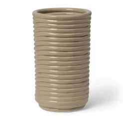 Jarrón Corduroy 21 cm, Cashmere