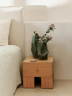 Jarrón Cueva 26 cm, Dark sage