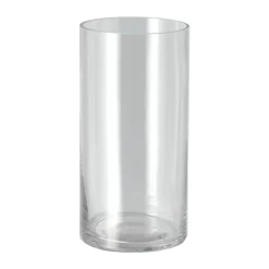 Jarrón Cylinder Ø10x20 cm, Transparente