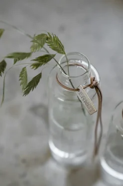 Jarrón de cristal Ernst Ø5 cm, A 18 cm