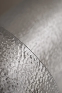 Jarrón de vidrio Keeper con estructura, 17 cm