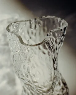 Jarrón de vidrio Ostra Rock 30 cm, Clear