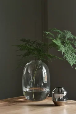 Jarrón Dew Ø17x26 cm, Transparente
