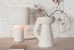 Jarrón Earth L, White