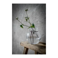 Jarrón Ernst con burbujas Ø9 cm, Burbujas