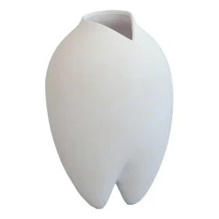 Jarrón estrecho Sumo, Bone White