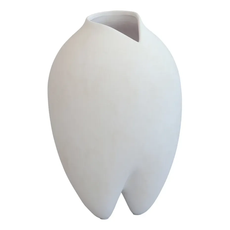 Jarrón estrecho Sumo, Bone White