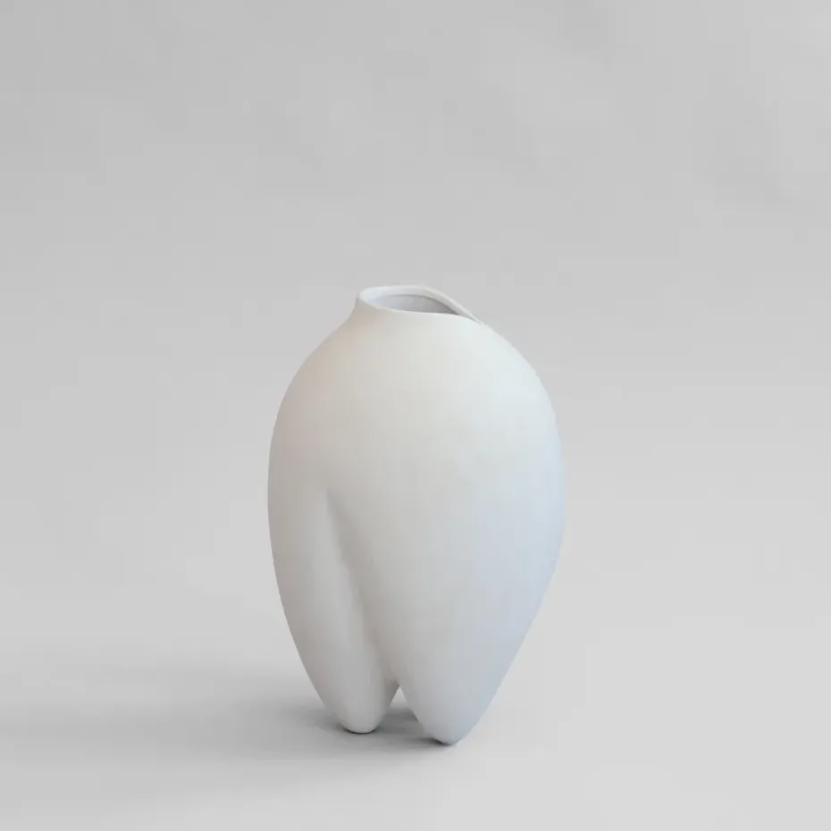 Jarrón estrecho Sumo, Bone White