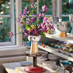 Jarrón Eva 15 cm, Lila