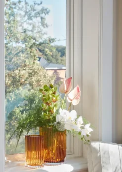 Jarrón Folium 20 cm, Amber