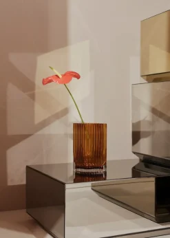 Jarrón Folium 20 cm, Amber