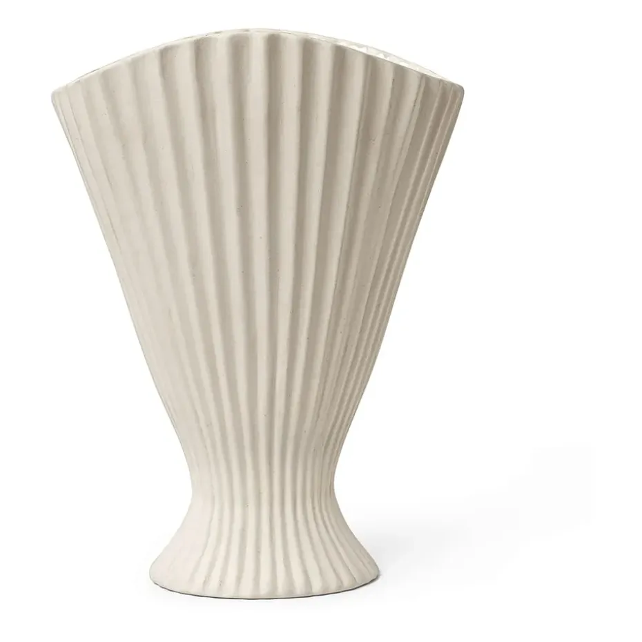 Jarrón Fountain 30,5 cm, off white