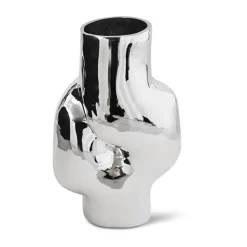 Jarrón Gleam high, Chrome