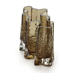 Jarrón Gry wide 19 cm, Cognac