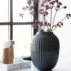 Jarrón Hammershøi grande, gris antracita