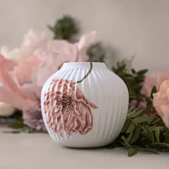 Jarrón Hammershøi Poppy 13 cm, blanco