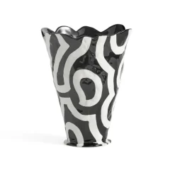 Jarrón Jessica Hans Shadow 25 cm, negro-blanco