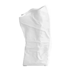 Jarrón Kami mini 25x13 cm, Bone white