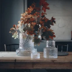 Jarrón Kolonn estructura, 20 cm