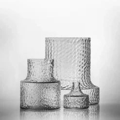 Jarrón Kolonn estructura, 30 cm