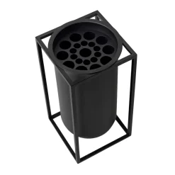 Jarrón Kubus Lolo, negro