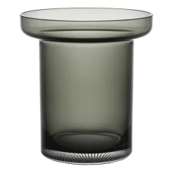 Jarrón Limelight Tulip 19,5 cm, gris humo