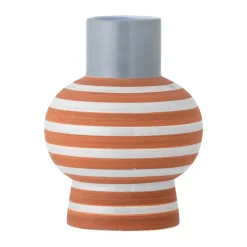 Jarrón Lindir 19 cm, Azul-marrón