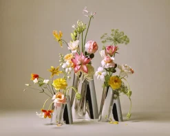 Jarrón Lituus large 34,2 cm, Acero inoxidable