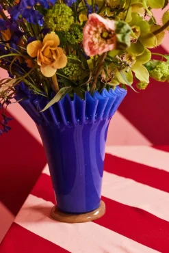 Jarrón Lori 30 cm, Blue-beige