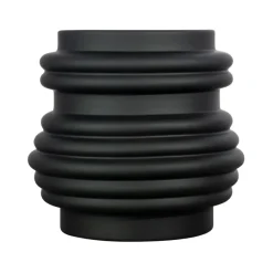 Jarrón Mila 25 cm, negro
