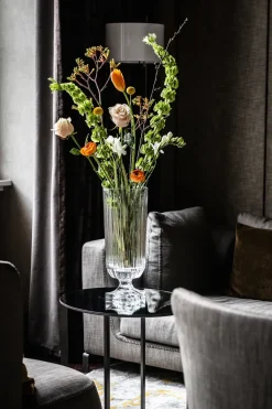 Jarrón Minerva 40 cm, transparente