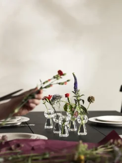 Jarrón mini Bon Bon 8,7 cm, transparente