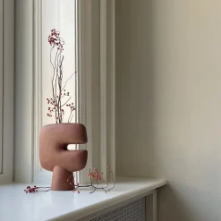 Jarrón mini Tribal, Terracota