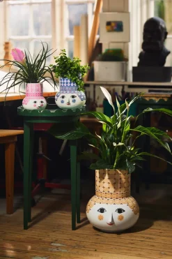 Jarrón Olga 20 cm, Azul